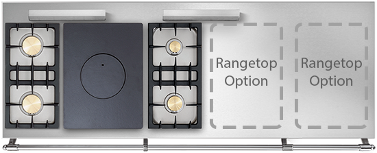 Sully 1800 Traditional range top (right)