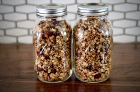 Homemade Granola in the Warming Cupboard