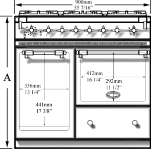 Bussy front dimensions