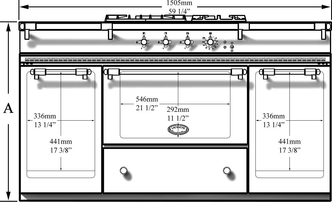 Fontenay front dimensions