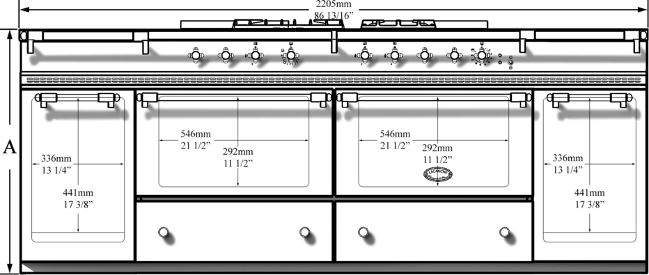 Sully 2200 front dimensions